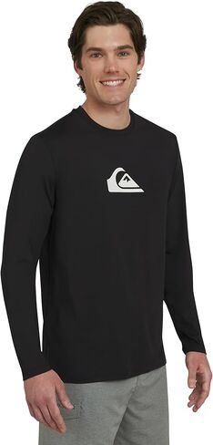Quiksilver Men's Swimwear Regular Fit UPF 50 Long Sleeve Sun Tee Rash Guard Shirt (S-XXL) in Saudi Arabia