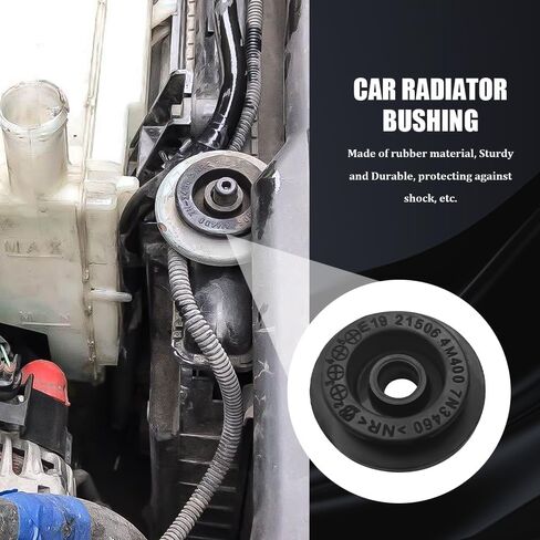 4PCS Car Radiator Mount Bushing, Automotive Radiator Parts, Rubber Radiator Bracket, Car Accessories Fit for Altima Murano Pathfinder Quest Rogue, Replaces OEM#21507-4M400 21506-4M400 in Saudi Arabia
