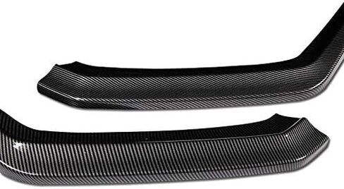 EPARTS 3 Pieces Front Bumper Lip Spoiler Splitter Side Body Kit Trim Protection Compatible with 2015-2021 Subaru WRX STI Sedan, 2016 2017 2018 2019 2020 (Painted Black) in Saudi Arabia