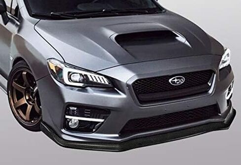 EPARTS 3 Pieces Front Bumper Lip Spoiler Splitter Side Body Kit Trim Protection Compatible with 2015-2021 Subaru WRX STI Sedan, 2016 2017 2018 2019 2020 (Painted Black) in Saudi Arabia