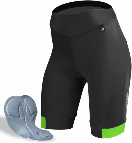 | Women's Elite Padded Cycling Shorts | Premium Long Distance Biking Short | Made in USA in Kuwait