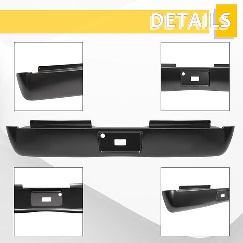 Kuafu الخلفي لفة لفة المقلاة متوافقة مع 2008-2016 Ford F250 F350 F-250 F-350 Super Duty Truck Steel electrophoresis Black in Kuwait