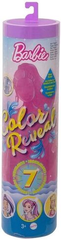Barbie Color Reveal Doll & Accessories, Party Series, 7 Surprises, 1 Barbie Doll (Styles May Vary) in Saudi Arabia