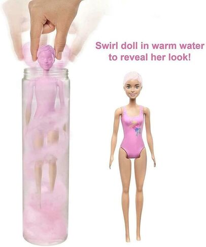 Barbie Color Reveal Doll & Accessories, Party Series, 7 Surprises, 1 Barbie Doll (Styles May Vary) in Saudi Arabia