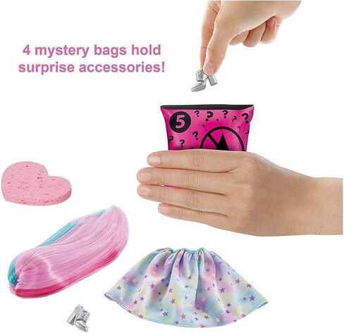 Barbie Color Reveal Doll & Accessories, Party Series, 7 Surprises, 1 Barbie Doll (Styles May Vary) in Saudi Arabia