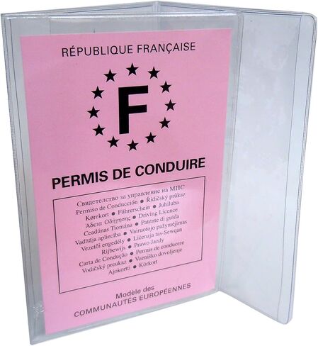 Color Pop 550033 حالة تخزين لرخصة القيادة في PVC ، شفافة in Saudi Arabia