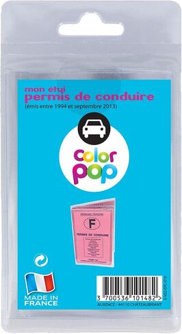 Color Pop 550033 حالة تخزين لرخصة القيادة في PVC ، شفافة in Saudi Arabia