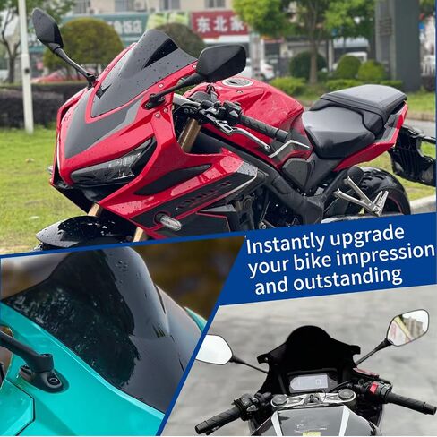 دراجة نارية CBR 650 R الزجاج الأمامي للطفر الزجاج الأمامي شاشة Viser Viser Deflector Deflector من أجل HO & N & DA CBR650R CBR 650R إكسسوارات 2019-2024 (الدخان الأسود) in Kuwait