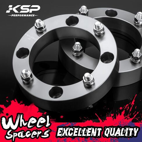 KSP 4x156mm ATV Wheel Spacers 1 Inch with 12x1.5 Studs, Fit For 2013+ Polaris Ranger, 2014+ Polaris RZR XP 1000, 2015+ Polaris RZR,4Pcs in Saudi Arabia