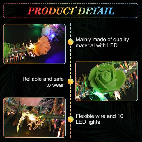 yunsailing 64 pcs light Up Flower LED LED GLOW BALD -ORDEPEES FORMED FORMER FORMAR in Saudi Arabia