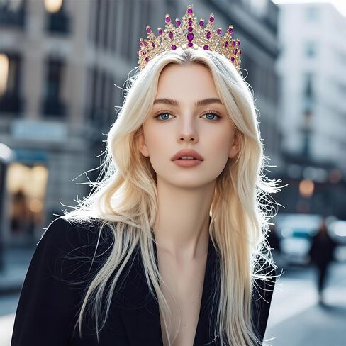 Tiaras Crowns for Women, Crystal Princess Tiaras Rhinestone Queen Headband Wedding Bridal Hair Accessories For Birthday Prom Pageant Party (A6) in Saudi Arabia