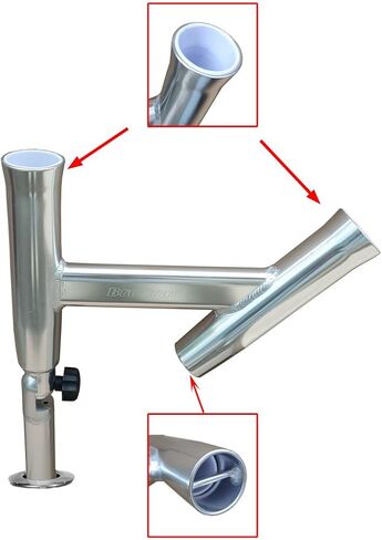 Brocraft Aluminum Rod Rigger / Boat Trolling Rod Holder /Fishing Rod Spreader Outrigger in Saudi Arabia