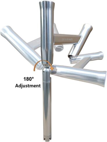Brocraft Aluminum Rod Rigger / Boat Trolling Rod Holder /Fishing Rod Spreader Outrigger in Saudi Arabia