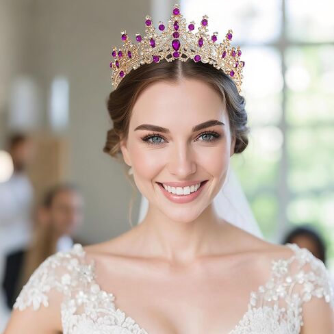 Tiaras Crowns for Women, Crystal Princess Tiaras Rhinestone Queen Headband Wedding Bridal Hair Accessories For Birthday Prom Pageant Party (A6) in Saudi Arabia