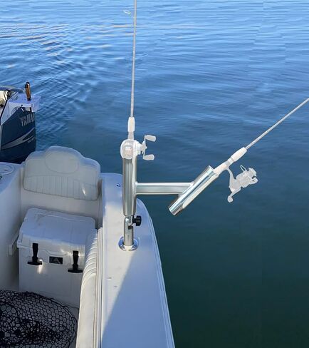 Brocraft Aluminum Rod Rigger / Boat Trolling Rod Holder /Fishing Rod Spreader Outrigger in Saudi Arabia