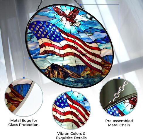 Irish Cross Stained Glass Sun Catcher, Wall Hanging Colored Decor Room Indoor Window Decor, Halloween, Christmas Hanging Ornament Mother Day in Kuwait