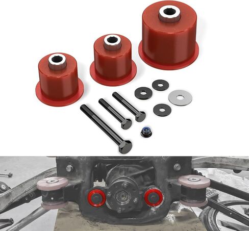 Bevinsee 80a Poly Poly Mountial Mount Mount Kit متوافق مع BMW E46 Z4 E85 E86 X3 E83 323i 323CI 325I 325CI 325XI 328I 330I 330CI استبدال 331767788 3317675180808 in Kuwait