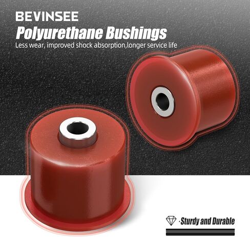 Bevinsee 80a Poly Poly Mountial Mount Mount Kit متوافق مع BMW E46 Z4 E85 E86 X3 E83 323i 323CI 325I 325CI 325XI 328I 330I 330CI استبدال 331767788 3317675180808 in Kuwait