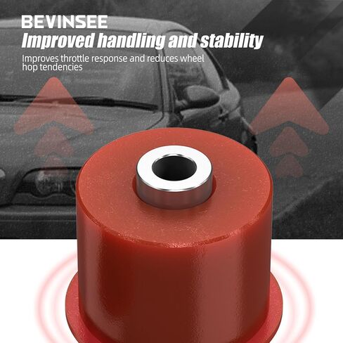 Bevinsee 80a Poly Poly Mountial Mount Mount Kit متوافق مع BMW E46 Z4 E85 E86 X3 E83 323i 323CI 325I 325CI 325XI 328I 330I 330CI استبدال 331767788 3317675180808 in Kuwait