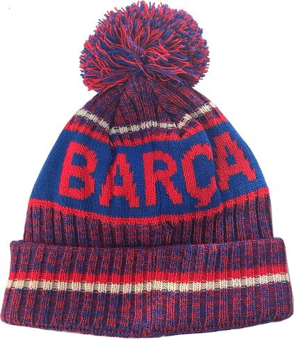 Icon Sports Men's Standard Pom Beanie, Red | Identity, OSFM in Saudi Arabia