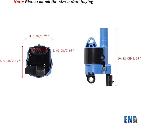 مجموعة ENA من 8 ملف الاشتعال المهني و 8 موصل متوافق مع شيفروليه أفالانش 5.3L V8 استبدال UF414 in Saudi Arabia