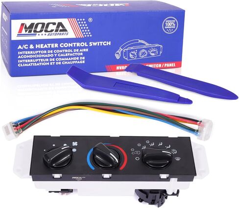 لوحة التحكم Moca HS-373 A/C & Heater مع مفتاح محرك منفاخ مناسب لجيب 1999-2006 Wrangler in Kuwait