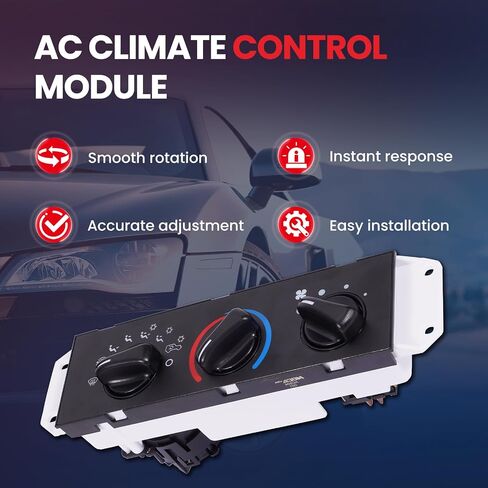 لوحة التحكم Moca HS-373 A/C & Heater مع مفتاح محرك منفاخ مناسب لجيب 1999-2006 Wrangler in Kuwait