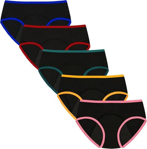 Teen Girls Period Panties For Heavy Flow High Absorbency First Period Starter Underwear Menstrual Leakproof Briefs in Kuwait