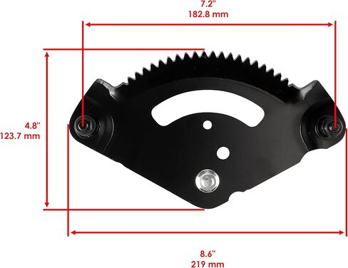 Caltric Steering Sector Gear Plate Compatible With Toro 1193976 1120862 119-3976 112-0862 in Saudi Arabia