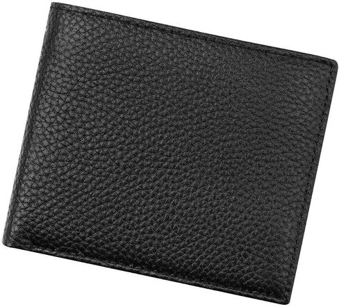 Men's Shielded RFID Wallet - Multi-Card Credit Card Holder, Large Capacity Zipper Change Bag, Leather Coin Bag, Lightweight and Durable, Business and Leisure, Black, Casual in Saudi Arabia