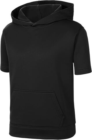SPORT-TEK Youth Sport-Wick Fleece Short Sleeve Hooded Pullover YST251 in Saudi Arabia