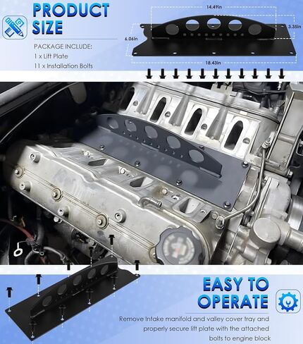 LS LS LOFT PLATE PANCER CARANET لـ CHEVY LS Series LSX LS LS1 LS2 LS3 LQ4 6.0 6.2 5.3 4.8 GEN 3 4 in Saudi Arabia