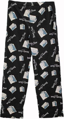 Ripple Junction Attack on Titan Men Lounge Pants Fruster Shield Shield anime Kanji Logo في جميع أنحاء الطباعة مرخصة رسميًا in Saudi Arabia