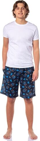 Harry Potter Pajamas Hogwarts House Crest Pj Sleep Pajama Shorts - Slytherin, Ravenclaw, Gryffindor, Hufflepuff in Saudi Arabia