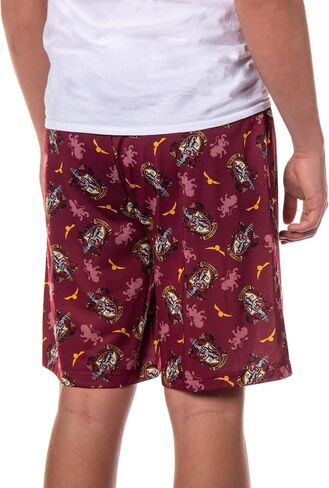 Harry Potter Pajamas Hogwarts House Crest Pj Sleep Pajama Shorts - Slytherin, Ravenclaw, Gryffindor, Hufflepuff in Saudi Arabia