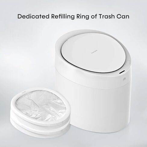 TOWNEW T3 Slim Official Refill Rings for Smart Kitchen Trash Can | Durable Garbage Bags Electric Trash Can - Pack of 6 Refill Rings - Up to 120 Trash Bags (6 Months Supply) in Kuwait