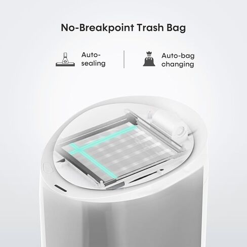 TOWNEW T3 Slim Official Refill Rings for Smart Kitchen Trash Can | Durable Garbage Bags Electric Trash Can - Pack of 6 Refill Rings - Up to 120 Trash Bags (6 Months Supply) in Kuwait