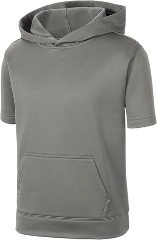SPORT-TEK Youth Sport-Wick Fleece Short Sleeve Hooded Pullover YST251 in Saudi Arabia