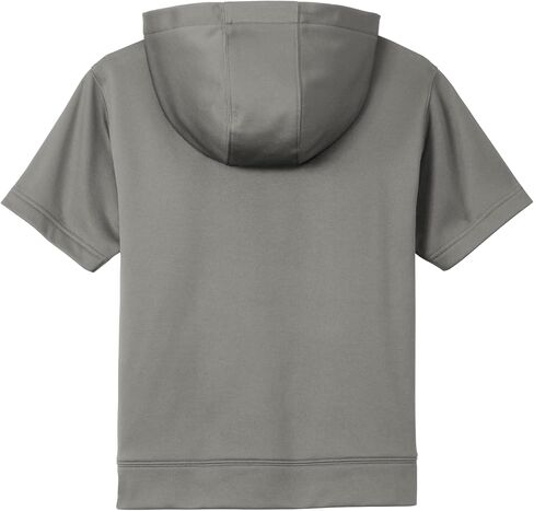 SPORT-TEK Youth Sport-Wick Fleece Short Sleeve Hooded Pullover YST251 in Saudi Arabia