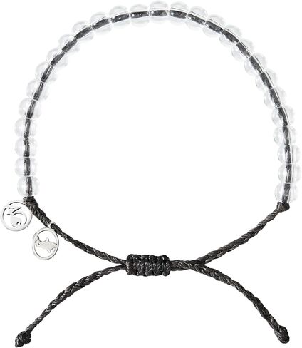 4Ocean Beaded Bracelet - Removes 1 Pound of Ocean Plastic - Handcrafted, Adjustable Unisex Recycled-Jewelry - Supports Marine Life Conservation Through Ocean Plastic Removal in Kuwait