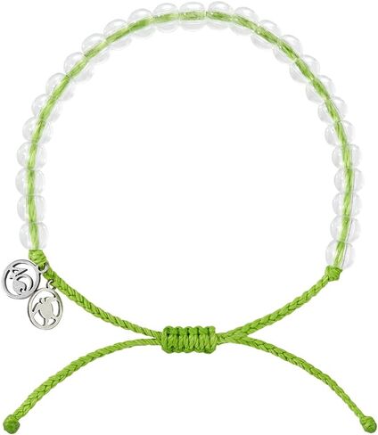 4Ocean Beaded Bracelet - Removes 1 Pound of Ocean Plastic - Handcrafted, Adjustable Unisex Recycled-Jewelry - Supports Marine Life Conservation Through Ocean Plastic Removal in Kuwait