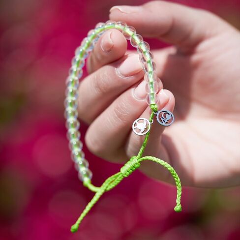 4Ocean Beaded Bracelet - Removes 1 Pound of Ocean Plastic - Handcrafted, Adjustable Unisex Recycled-Jewelry - Supports Marine Life Conservation Through Ocean Plastic Removal in Kuwait