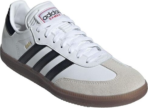 adidas Unisex Samba Sneaker, White/Black/Vivid Red, 5.5 US Men in Saudi Arabia