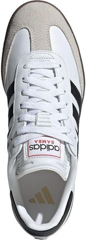 adidas Unisex Samba Sneaker, White/Black/Vivid Red, 5.5 US Men in Saudi Arabia