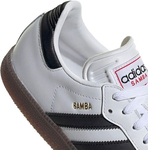adidas Unisex Samba Sneaker, White/Black/Vivid Red, 5.5 US Men in Saudi Arabia