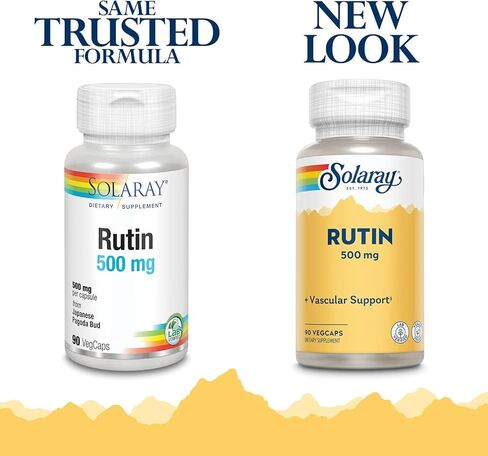 Solaray Rutin ، Cap VEG (BTL-Plastic) 500mg | 90CT in Saudi Arabia