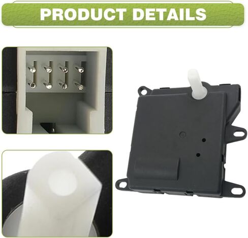 HVAC AC سخان AC Actuator Actuator ، وحدة التحكم في HVAC ، متوافقة مع Ford Explorer 2002-2010 ، 2L2Z19E616BA ، 604-211 ، 8pins ، Black ، 1pc in Kuwait