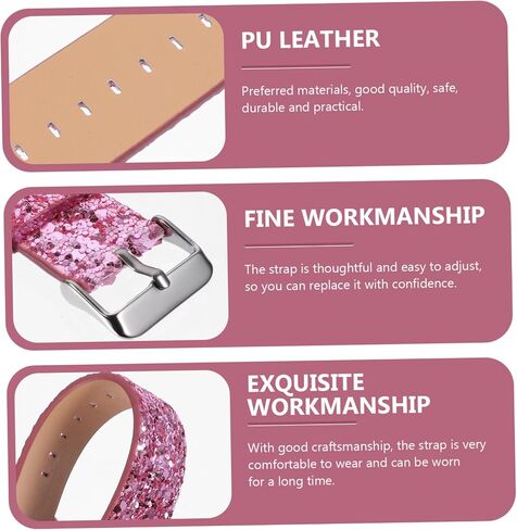 1Pc Shiny Watch Band Replacement Strap for Watch Fashion Design Unique Appearance for Friends and Family in Saudi Arabia