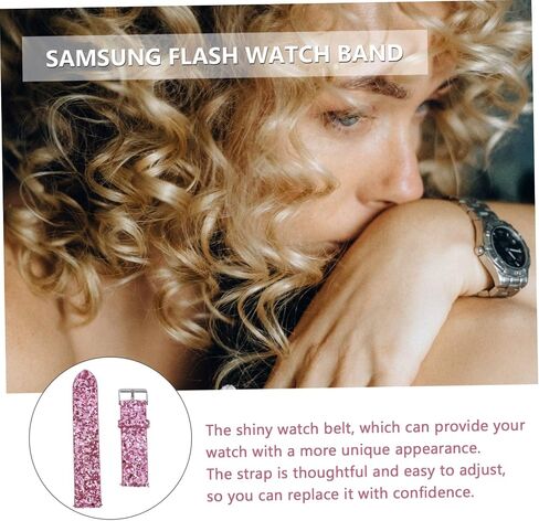 1Pc Shiny Watch Band Replacement Strap for Watch Fashion Design Unique Appearance for Friends and Family in Saudi Arabia