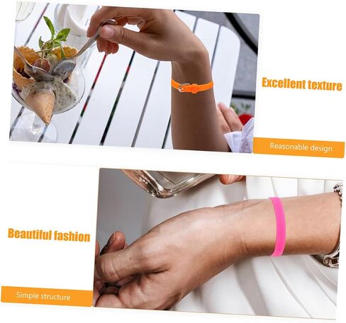 Unisex Silicone Wristbands Skin Friendly Watch Straps Replacement Bands for Decoration in Saudi Arabia